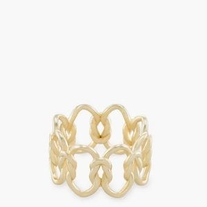 Kendra Scott Fallyn Band Ring Gold Size 7
